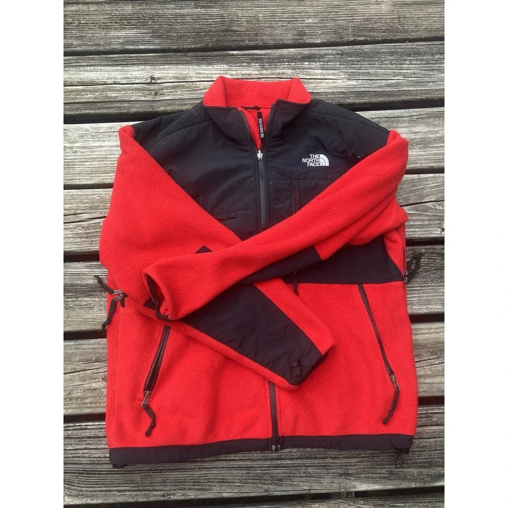 The North Face Denali Fleece Jacket Mens M Red Polartec Y2k Vintage Gorpcore 90s